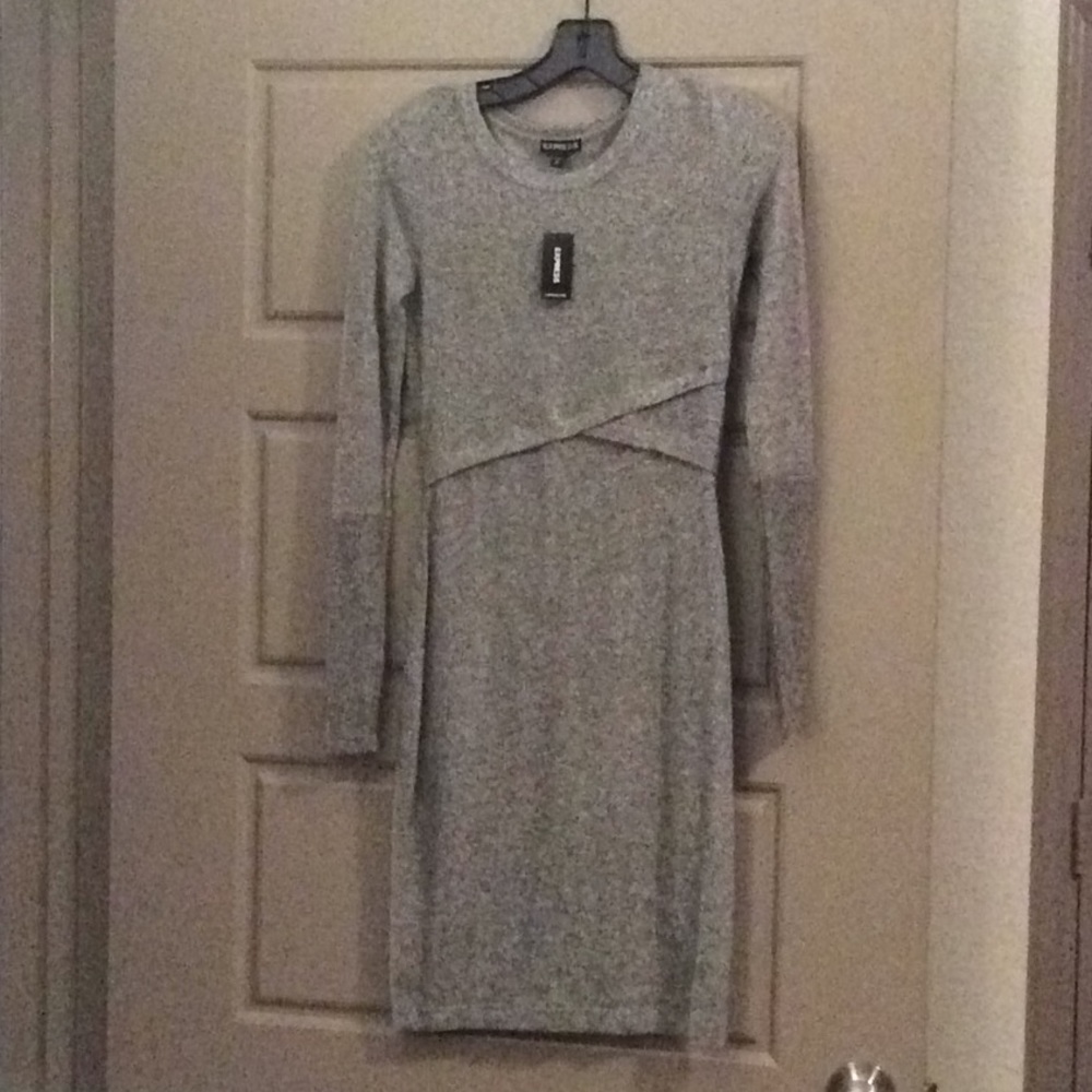 Grey Sweater Dress New With Tags